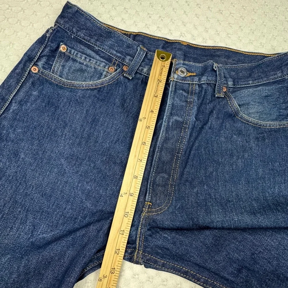 Levi's 501‎ Jeans Mens 34x34 (fits 32x31.5) Straight Fit Button Fly Smart Casual